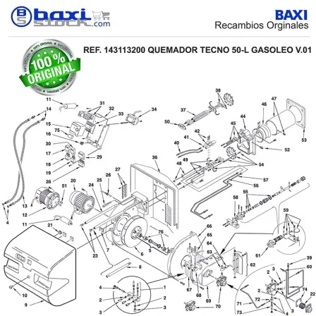 BOBINA DEL CONJUNO DE VALVULAS TECNO L