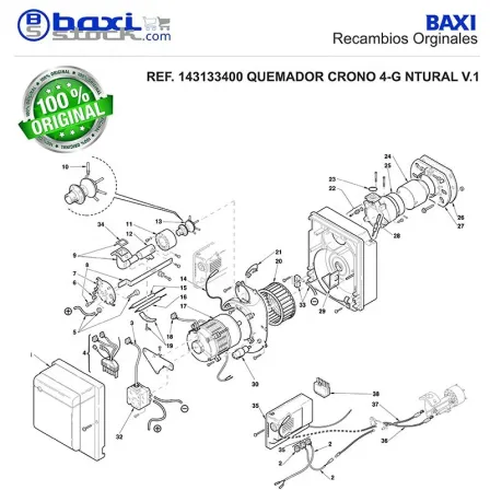FIJACION SONDA Y ELECTRODO CRONO G