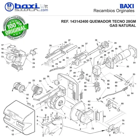 BOCA DE ASPIRACION TECNO 28-38-50 GM