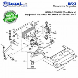 JUNTAS INTERCAMBIADOR PLACAS ALTAIS/DEIMOS/PLATINUM COMP (4u)