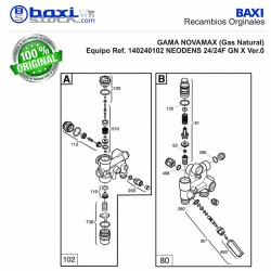 CONJUNTO ENTRADA DE AGUA 8L NOVADENS