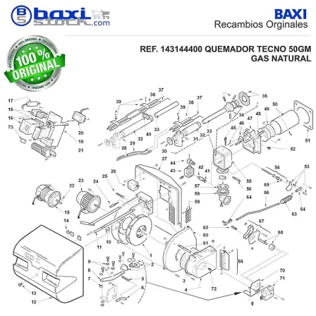 BOCA DE ASPIRACION TECNO 28-38-50 GM