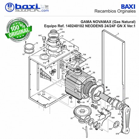 VENTILADOR RG128/UB 230V PLATINUM DUO 33AIFM