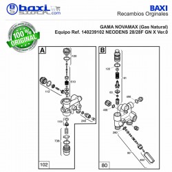 CONJUNTO ENTRADA DE AGUA 8L NOVADENS