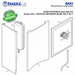 TAPA FRONTAL CAJÓN ESTANCO NOVADENS