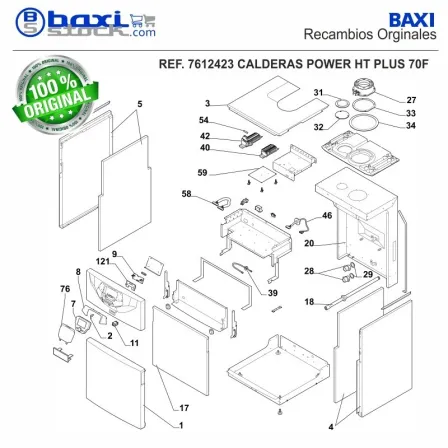 TERMOSTATO SEGURIDAD POWER HT PLUS