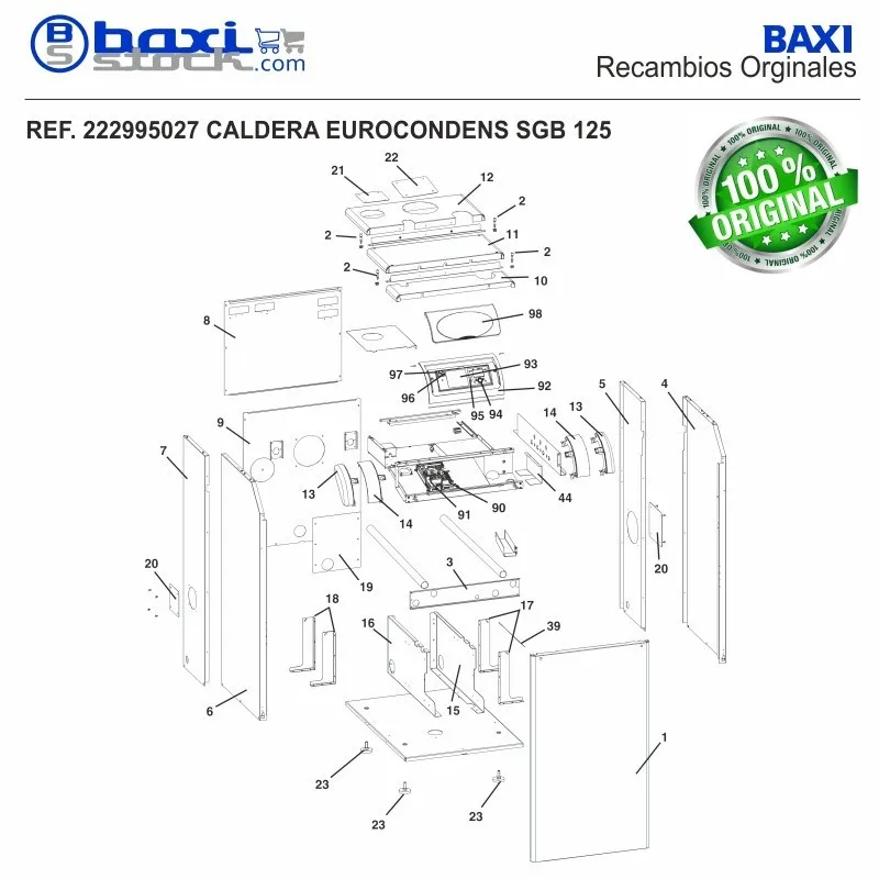 SILENCIADOR ENTRADA AIRE SGB 125-300