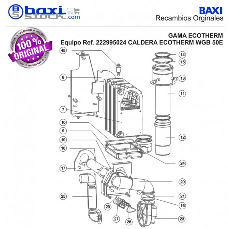 JUNTA COLECTOR CONDENSADOS WGB 50