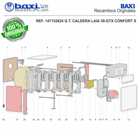 CABLE CONEXION QUEMADOR LAIA GTA/GTAF CONFORT