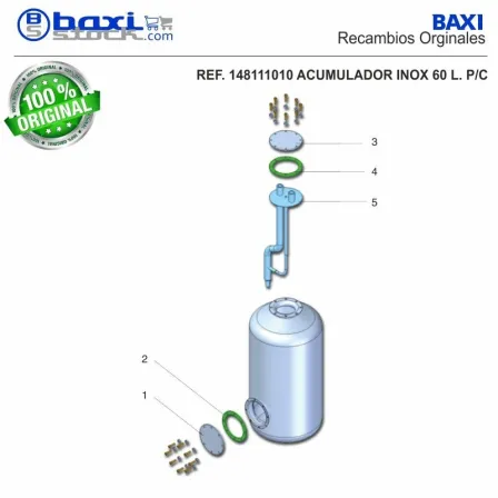 JUNTA BOCA LATERAL ACUMULADOR