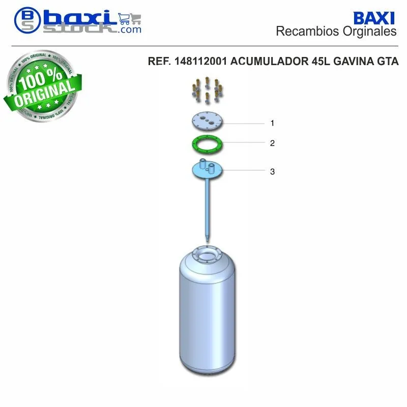 JUNTA DEPOSITOS ACUMULADORES INOX