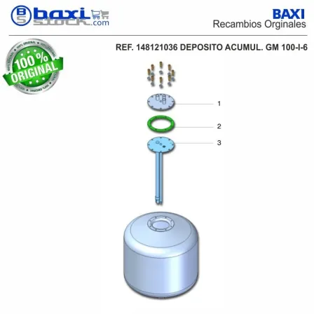 JUNTA DEPOSITOS ACUMULADORES INOX