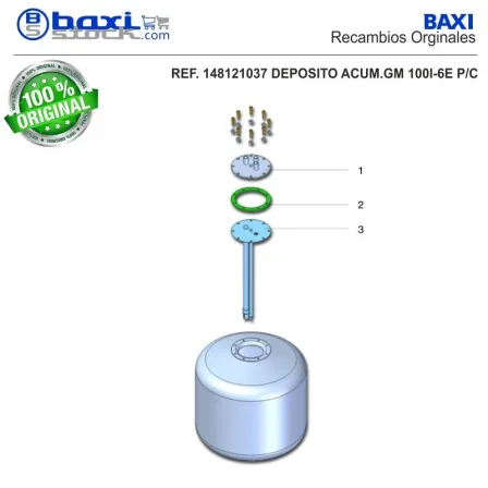 JUNTA DEPOSITOS ACUMULADORES INOX