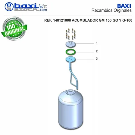 JUNTA DEPOSITOS ACUMULADORES INOX