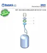 PLETINA CON VAINA 150L (3 BOCAS)