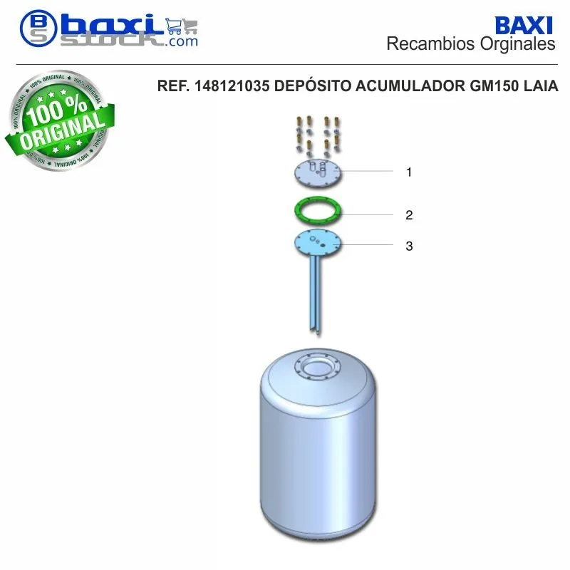 JUNTA DEPOSITOS ACUMULADORES INOX