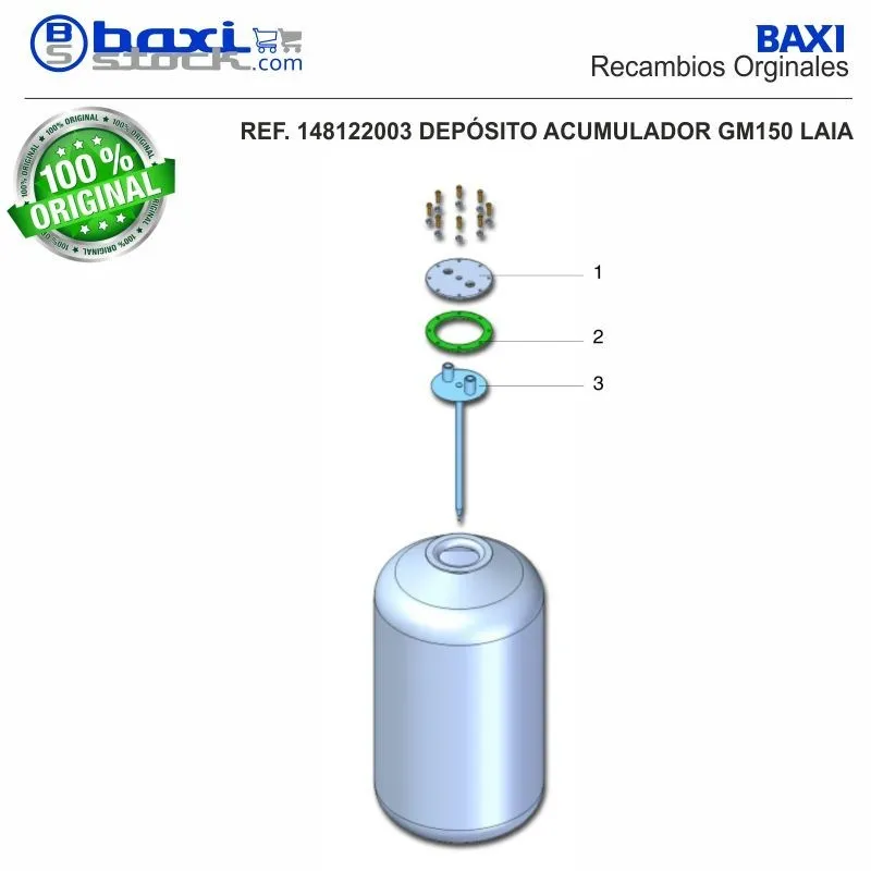 JUNTA DEPOSITOS ACUMULADORES INOX