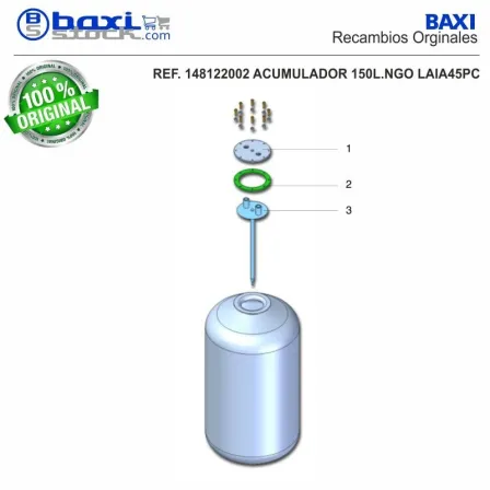 JUNTA DEPOSITOS ACUMULADORES INOX