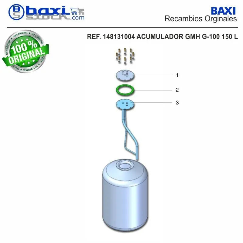JUNTA DEPOSITOS ACUMULADORES INOX