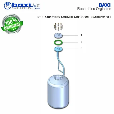 JUNTA DEPOSITOS ACUMULADORES INOX