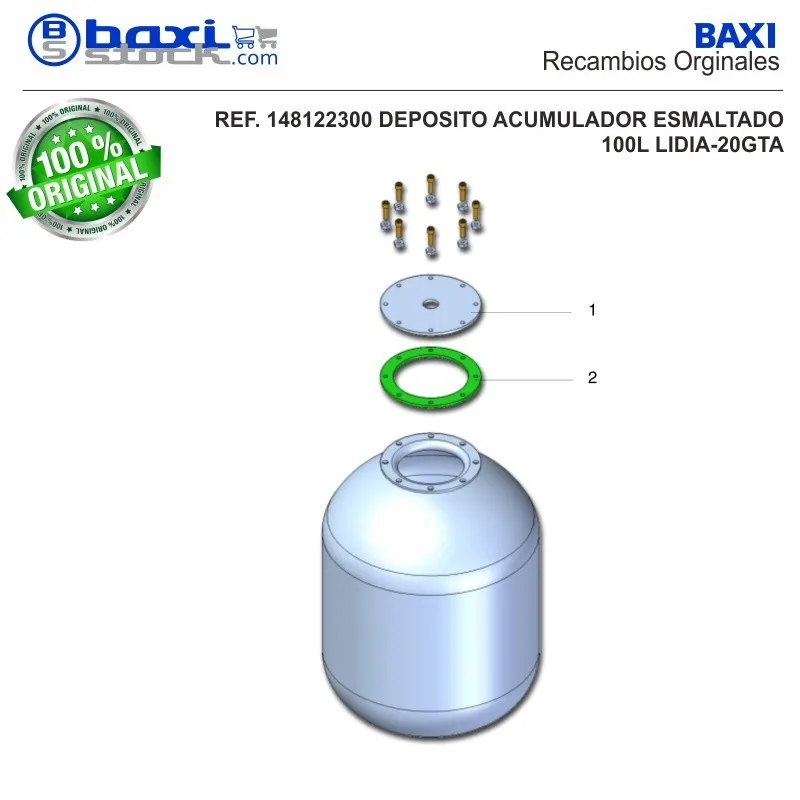 JUNTA DEPOSITOS ACUMULADORES INOX