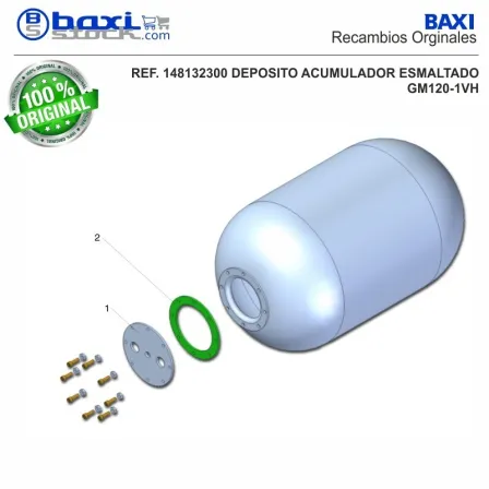 ANODO DE MAGNESIO GM 120 Y 150-1VH