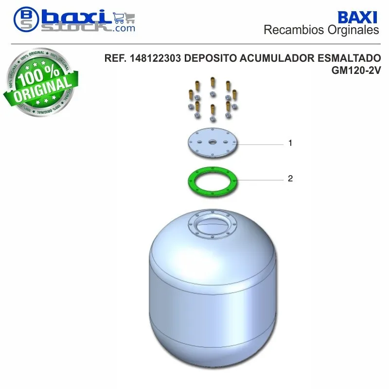 JUNTA DEPOSITOS ACUMULADORES INOX