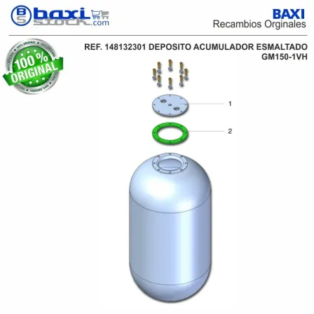 JUNTA DEPOSITOS ACUMULADORES INOX
