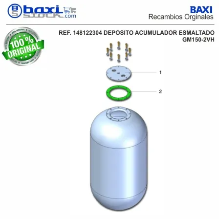JUNTA DEPOSITOS ACUMULADORES INOX