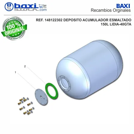 ANODO DE MAGNESIO L:348 150E