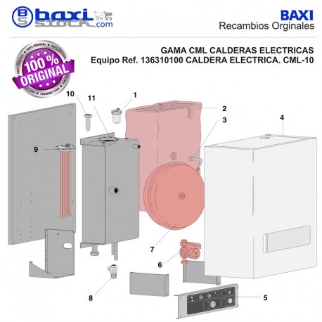 GRUPO CALEFACTOR 9,9 KW CML-10