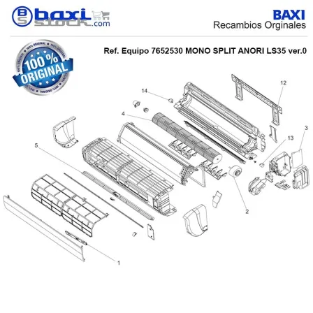 SENSOR DE TEMPERATURA REFRIGERANTE INTERIOR ANORI