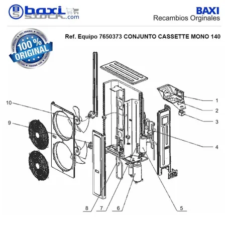 VENTILADOR UNIDAD EXTERIOR NANUK 100-120-140