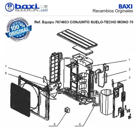 PUERTO DE CONEXION TUBERIA LIQUIDO 3/8" NANUK 70