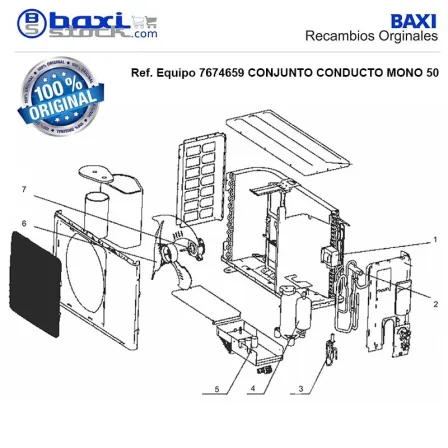 VOLUTA INFERIOR VENTILADOR INTERIOR NANUK CONDUCTO