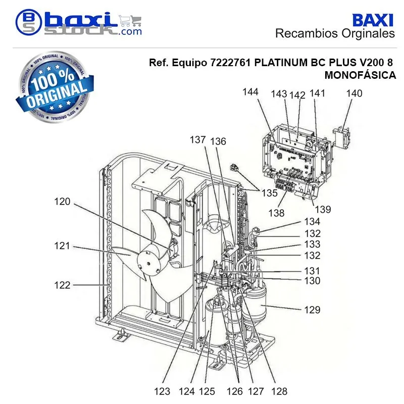 CALEFACTOR BC 8-11-16 V200 ELECTRICA