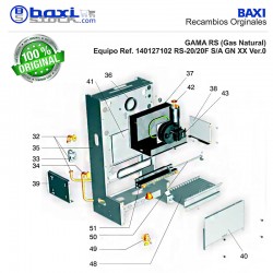 CONJUNTO CAMPANA DE EXTRACCIÓN DE CHAPA