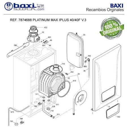 JUNTA ELECTRODO ENCENDIDO PLATINUM COMPACT (10 uds)