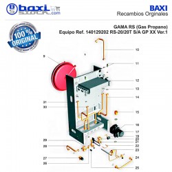 TUBO CONEXIÓN DEPÓSITO DE EXPANSIÓN PARA BOMBA DE 2 VÍAS