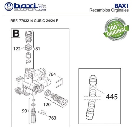 CLIP VÁLVULA GAS VICTORIA PLUS ECO (5 uds)