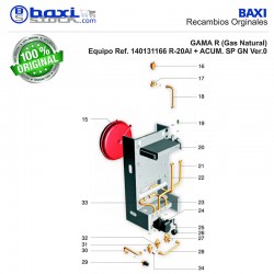 KIT INTERCAMBIADOR MONOTÉRMICO + JUNTAS PLANAS