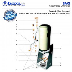 TUBO FLEXIBLE SALIDA ACUMULADOR