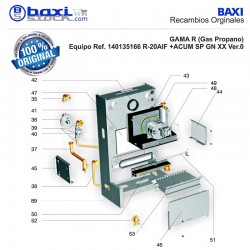 CONJUNTO CAMPANA DE EXTRACCIÓN DE CHAPA