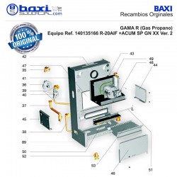 CONJUNTO PANEL FRONTAL CÁMARA DE COMBUSTIÓN