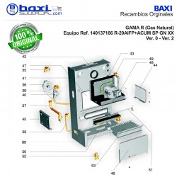 CONJUNTO PANEL FRONTAL CÁMARA DE COMBUSTIÓN