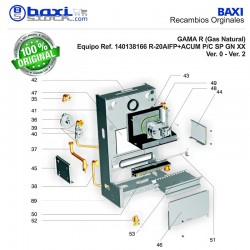 CONJUNTO PANEL FRONTAL CÁMARA DE COMBUSTIÓN