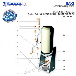 TUBO FLEXIBLE SALIDA ACUMULADOR