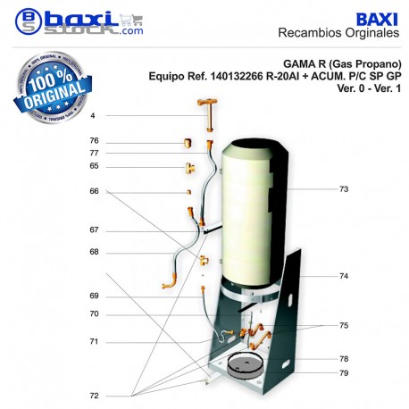 TUBO FLEXIBLE SALIDA ACUMULADOR