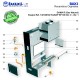 CONJUNTO PANEL LATERAL DERECHO CÁMARA DE COMBUSTIÓN R/RS