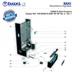 KIT SONDA DE IONIZACIÓN + ELECTRODOS DE ENCENDIDO PARA RF/RS